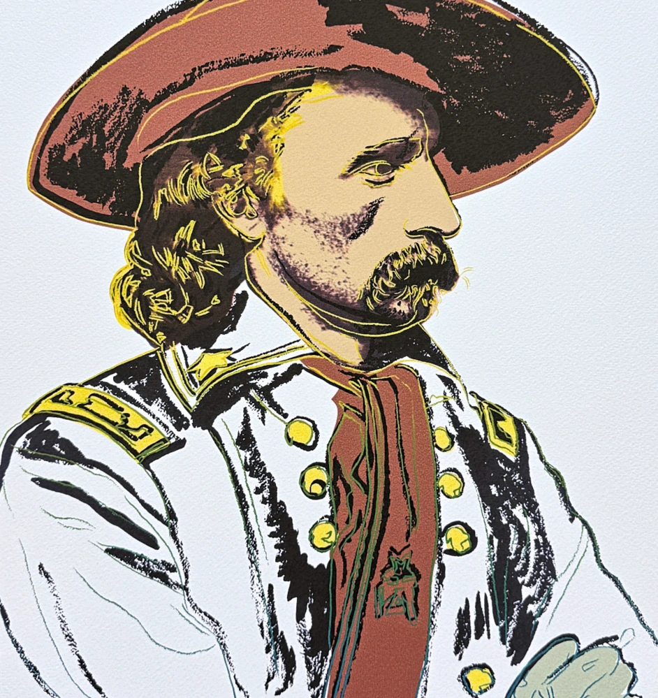 Andy Warhol - General Custer 93/500 - signováno, 50x50cm, limitovaná edice CMOA s certifikátem