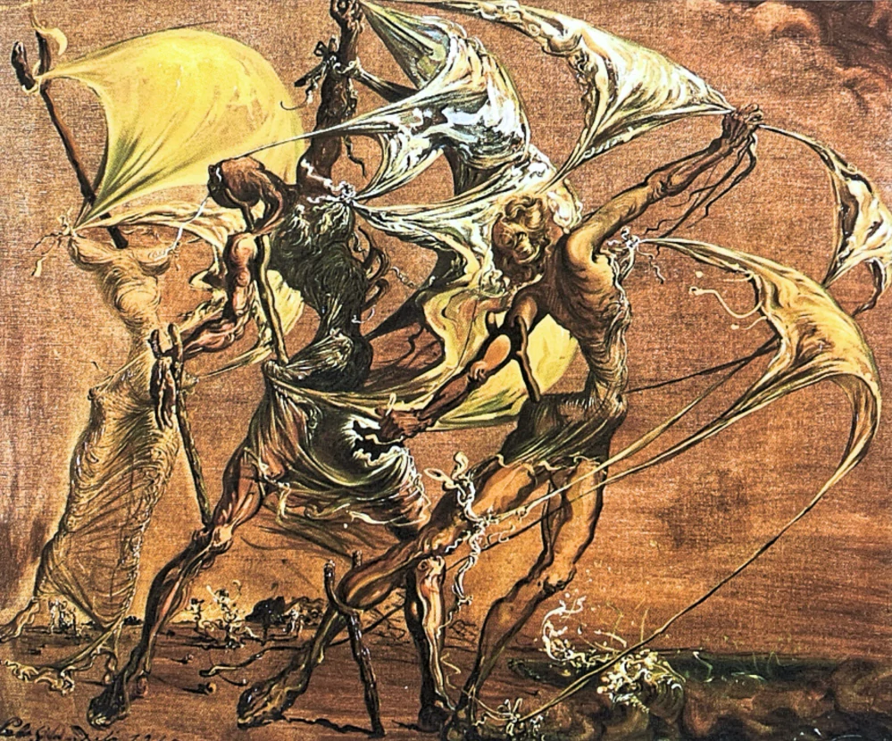 Salvador Dalí - Group of Women - signováno, limitovaná edice, 50x66cm