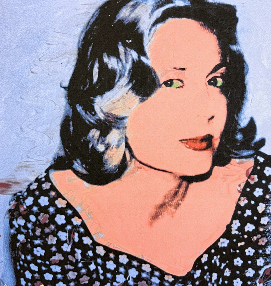 Andy Warhol - Sao Schlumberger 72/500 - signováno, 50x50cm, limitovaná edice CMOA s certifikátem
