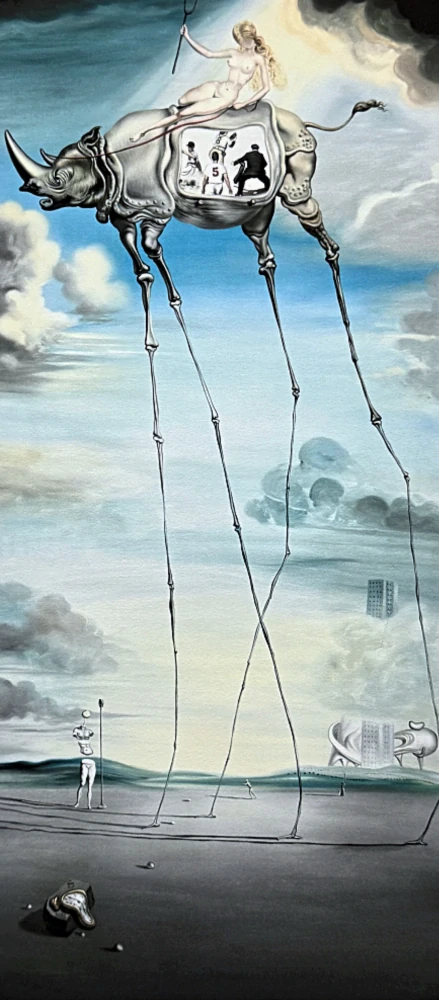 Salvador Dalí - Celestial Ride - signováno, limitovaná edice, 50x66cm