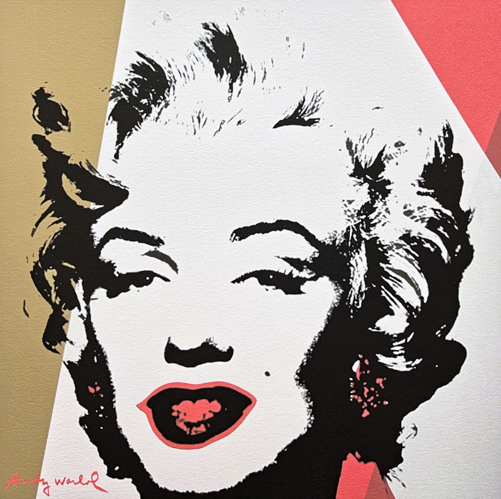 Andy Warhol - Marilyn Monroe ve dvou pruzích 136/500 - signováno, 50x50cm, limitovaná edice CMOA s certifikátem