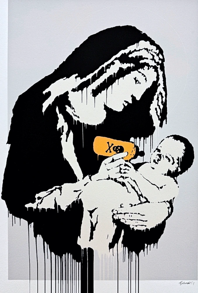 Banksy - Toxic Mary 16/150 - číslovaná edice s certifikátem, 50x70cm