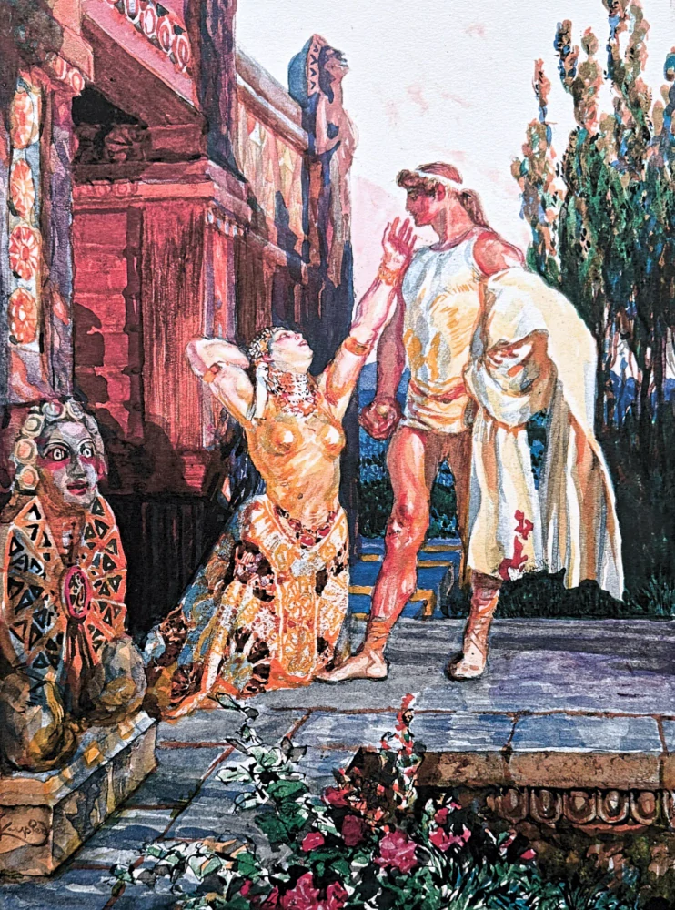 František Kupka - Ancient tragedy 56/350 - limitovaná edice s certifikátem, 50x70cm