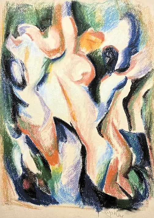 František Kupka - Accent Noir 86/350 - limitovaná edice s certifikátem, 50x70cm
