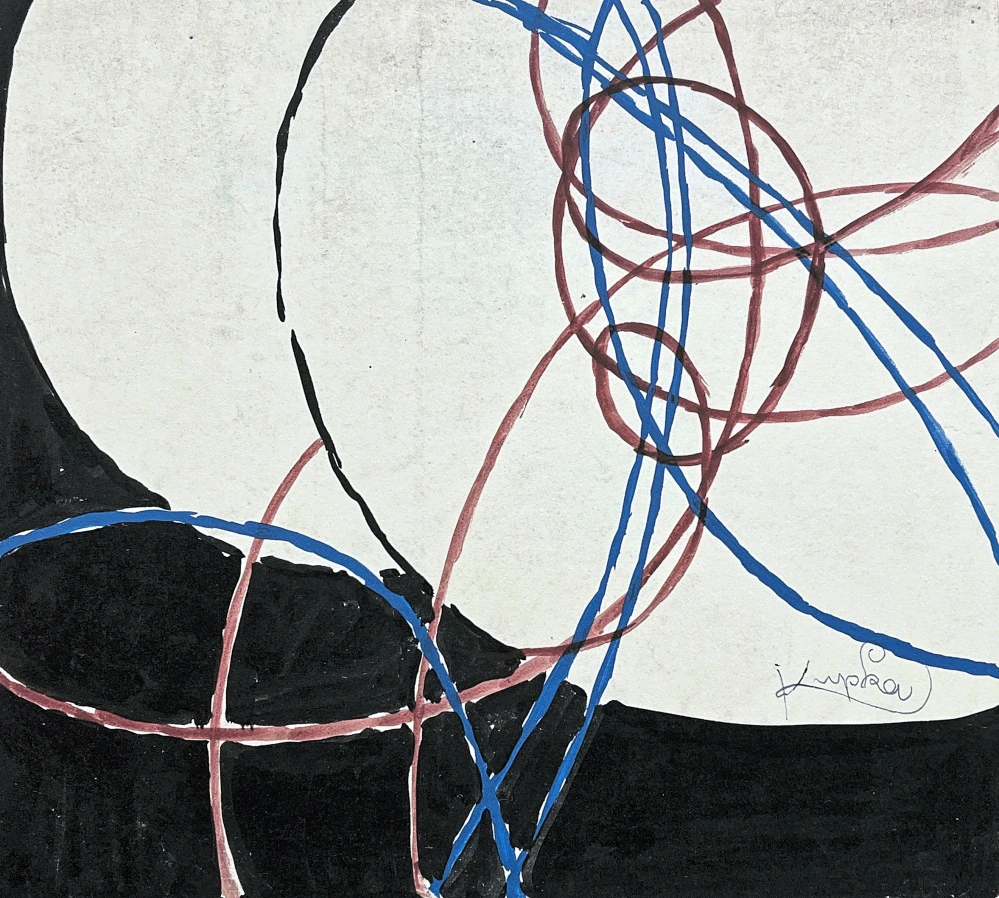 František Kupka - Amorpha: Fugue in Two Colors IV 76/350 - limitovaná edice s certifikátem, 50x70cm