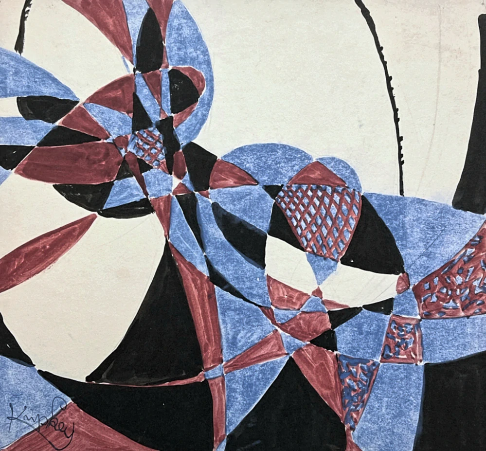 František Kupka - Amorpha: Fugue in two colors III 120/350 - limitovaná edice s certifikátem, 50x70cm