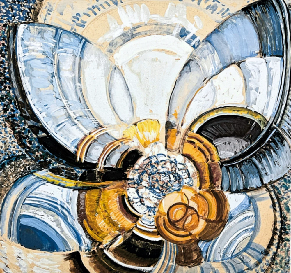 František Kupka - Around Point 95/350 - limitovaná edice s certifikátem, 50x70cm