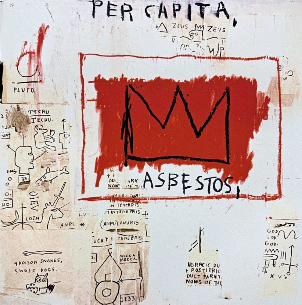 Jean-Michel Basquiat - Per Capita 116/300 - limitovaná edice, signováno, 50x70cm