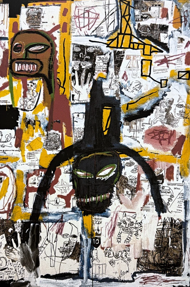 Jean-Michel Basquiat - Moon King 29/300 - limitovaná edice, signováno, 50x70cm