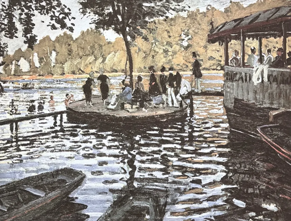 Claude Monet - La Grenouillère 90/250 - limitovaná edice s certifikátem, 70x50cm