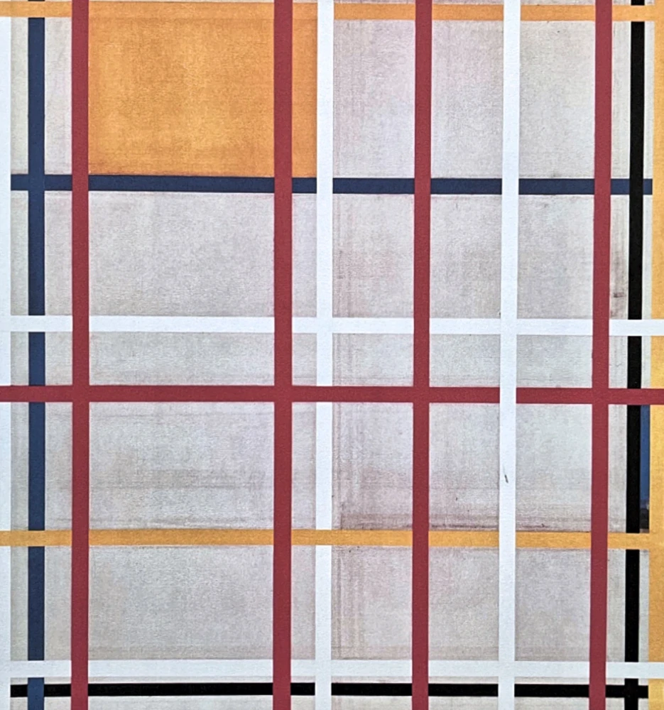 Piet Mondrian - New York City 100/200 - signováno, limitovaná edice, 50x66cm