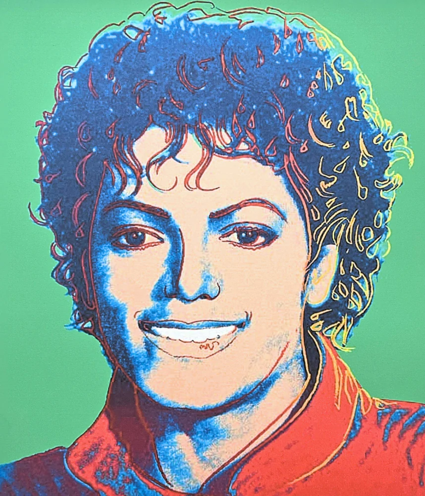 Andy Warhol - Michael Jackson zelený 3/100 - edice Leo Castelli s certifikátem