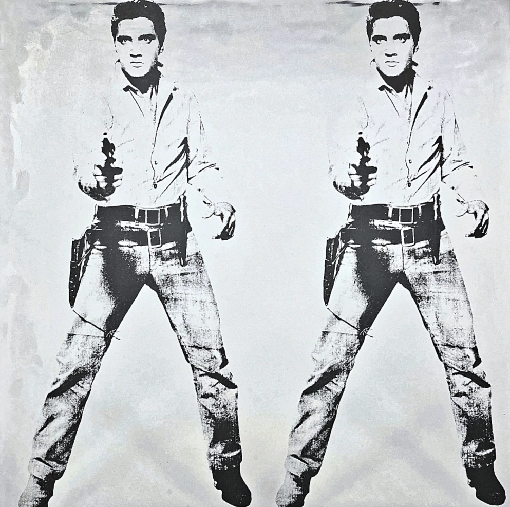 Andy Warhol - Double Elvis Presley x/100 - edice Leo Castelli s certifikátem