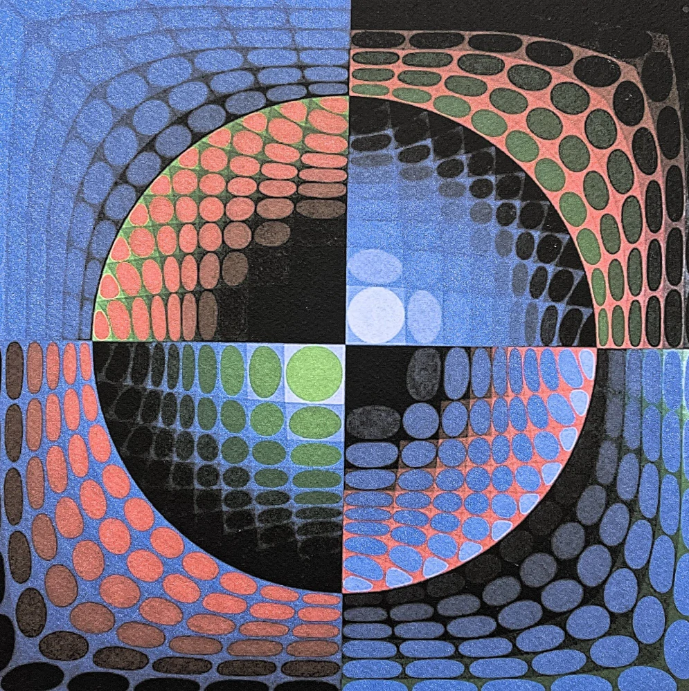 Victor Vasarely - Astonishing - limitovaná edice s certifikátem