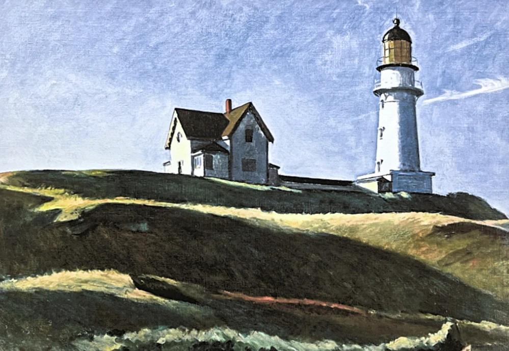 Edward Hopper - Lighthouse Hill 40/150 - limitovaná edice, s certifikátem, 38x57 cm