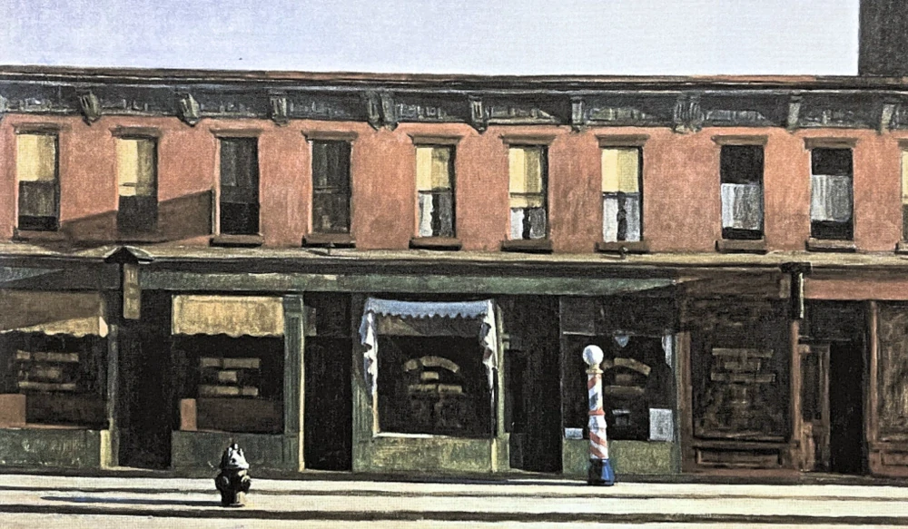 Edward Hopper - Early sunday morning x/150 - limitovaná edice, s certifikátem, 57x38 cm