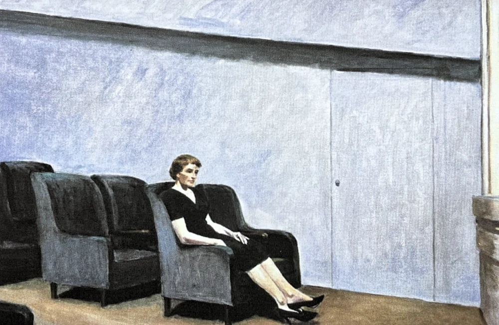 Edward Hopper - Intermission 51/150 - limitovaná edice, s certifikátem, 57x38 cm