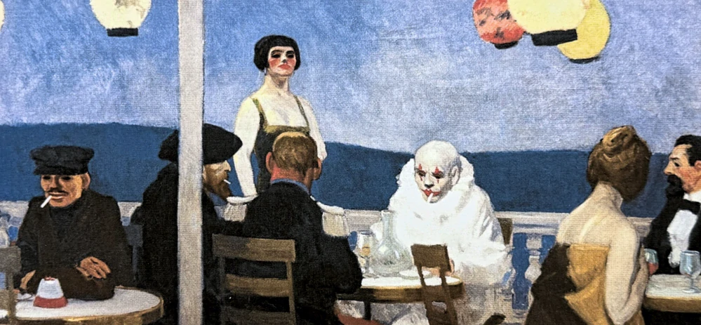 Edward Hopper - Soir bleu x/150 - limitovaná edice, s certifikátem, 57x38 cm