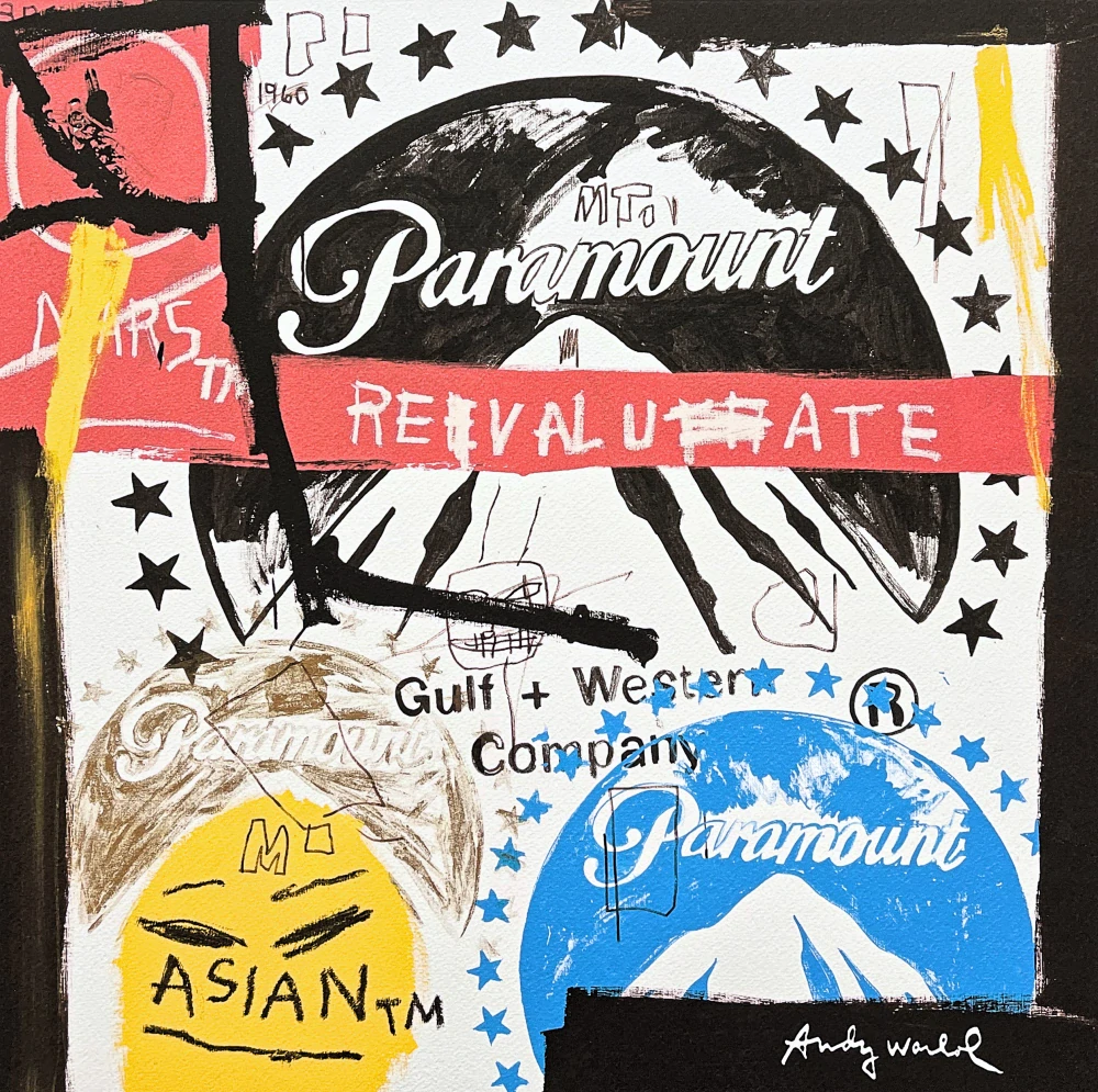 Andy Warhol - Paramount - Revaluate 206/500 - signováno, 50x50cm, limitovaná edice CMOA s certifikátem