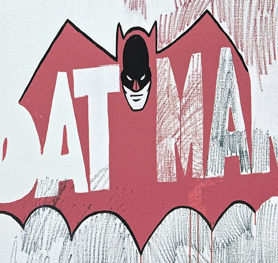 Andy Warhol - Batman 69/500 - signováno, 50x50cm, limitovaná edice CMOA s certifikátem
