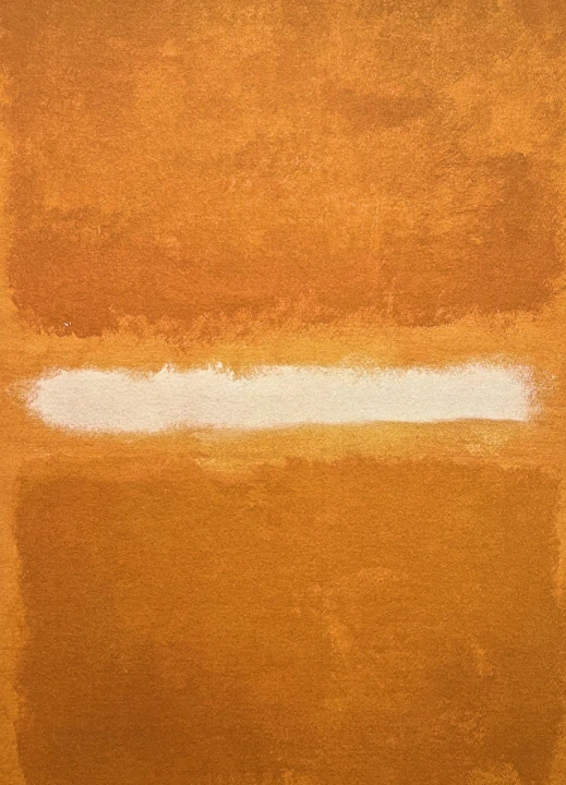 Mark Rothko - Orange and yellow x/200 - signováno, s certifikátem, 50x65 cm