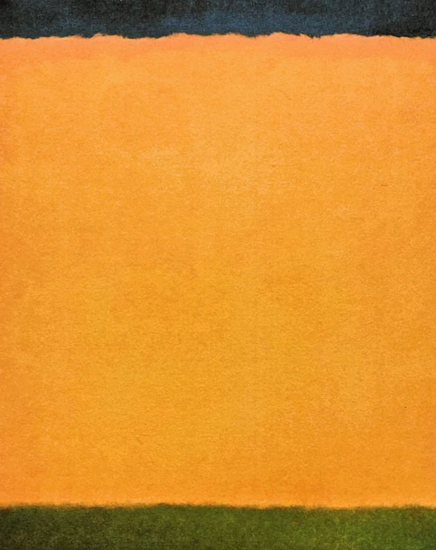 Mark Rothko - Blue, yellow and green on red 192/200 - signováno, s certifikátem, 50x65 cm