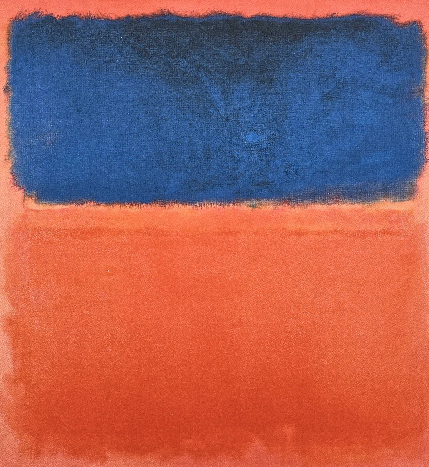 Mark Rothko - Blue cloud 19/200 - signováno, s certifikátem, 50x65 cm