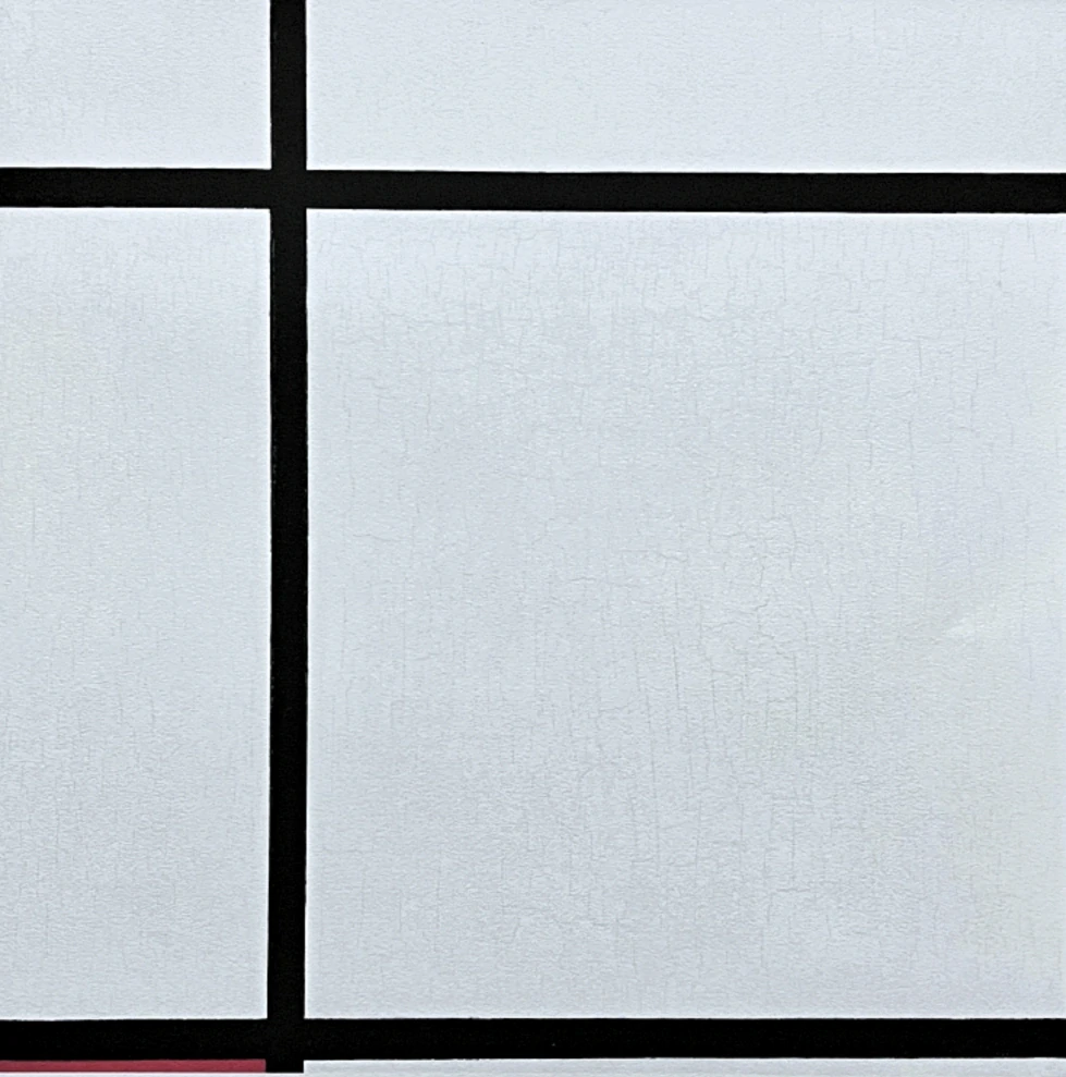 Piet Mondrian - Composition II with red 71/200 - signováno, limitovaná edice, 50x66cm