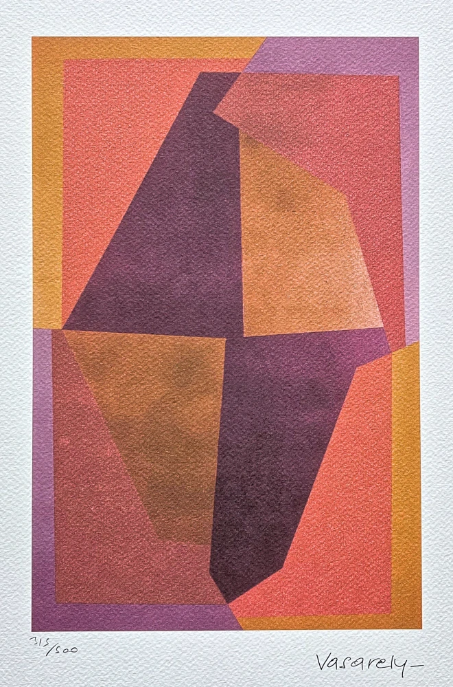 Victor Vasarely - Mindoro II - limitovaná edice s certifikátem