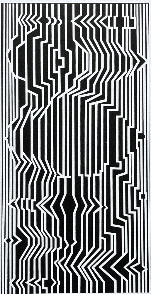 Victor Vasarely - Meandre IV - limitovaná edice s certifikátem