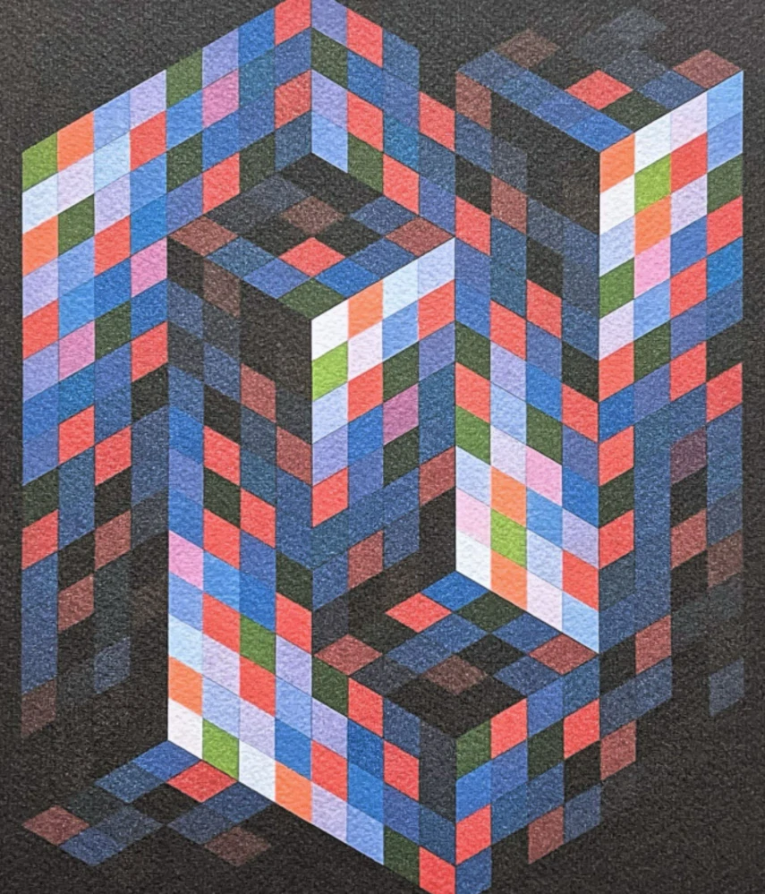 Victor Vasarely - Izzo - limitovaná edice s certifikátem