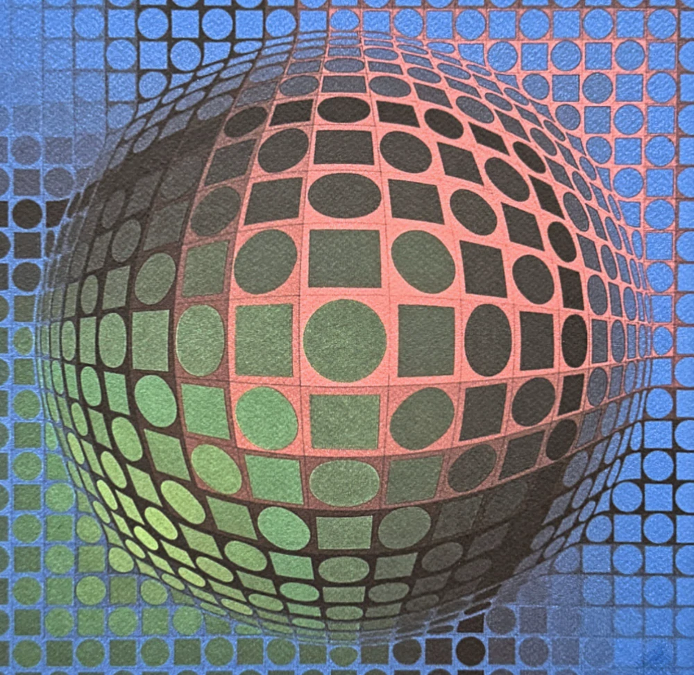 Victor Vasarely - Vega Arny II - 123/500 limitovaná edice s certifikátem