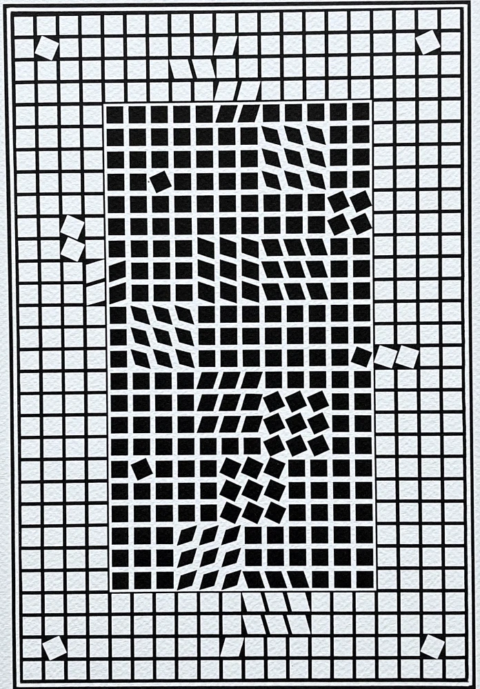 Victor Vasarely - Tinko - limitovaná edice s certifikátem