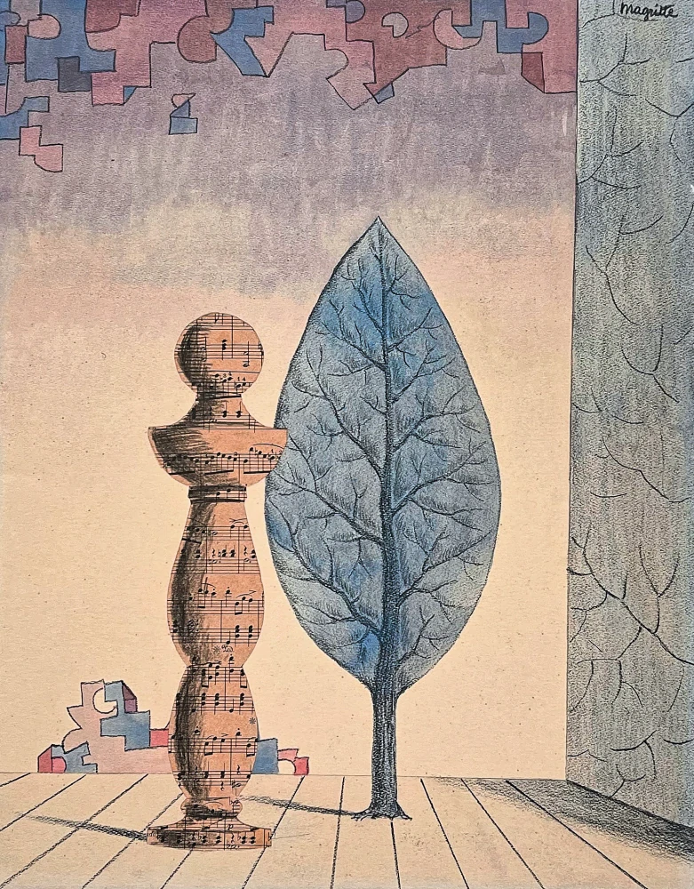 René Magritte - Spirit and form 83/100 - limitovaná edice, 50x70cm