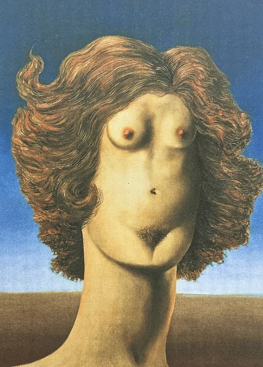 René Magritte - The Rape 48/100 - limitovaná edice, 50x70cm