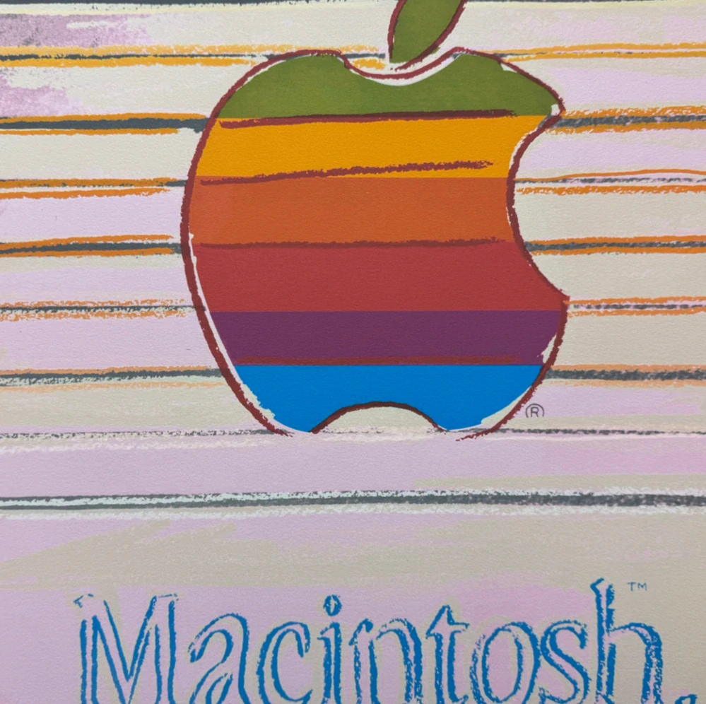 Andy Warhol - Apple - světlé pozadí 17/2400 - 60x60cm, limitovaná edice CMOA s certifikátem