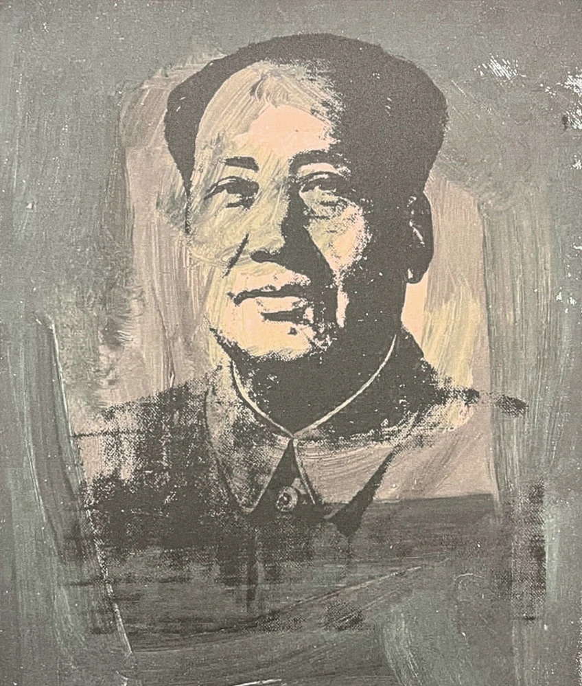 Andy Warhol - Mao Ce-tung šedo-béžový 80/100 - edice Leo Castelli s certifikátem