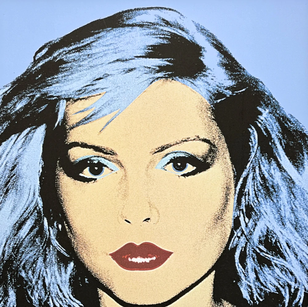 Andy Warhol - Debbie Harry modrá 53/100 - edice Leo Castelli s certifikátem
