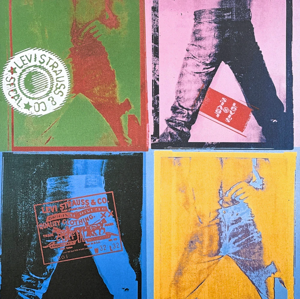 Andy Warhol - Levis 50/100 - edice Leo Castelli s certifikátem