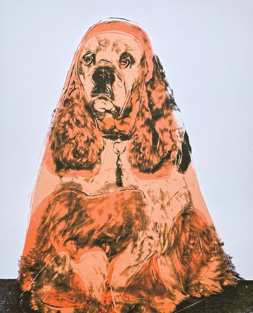 Andy Warhol - Cocker Spaniel x/100 edice Leo Castelli s certifikátem