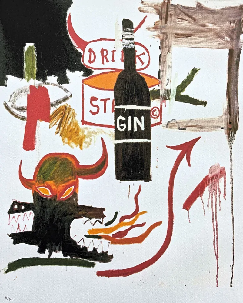 Jean-Michel Basquiat - Sterno 18/300 - limitovaná edice, signováno, 50x70cm
