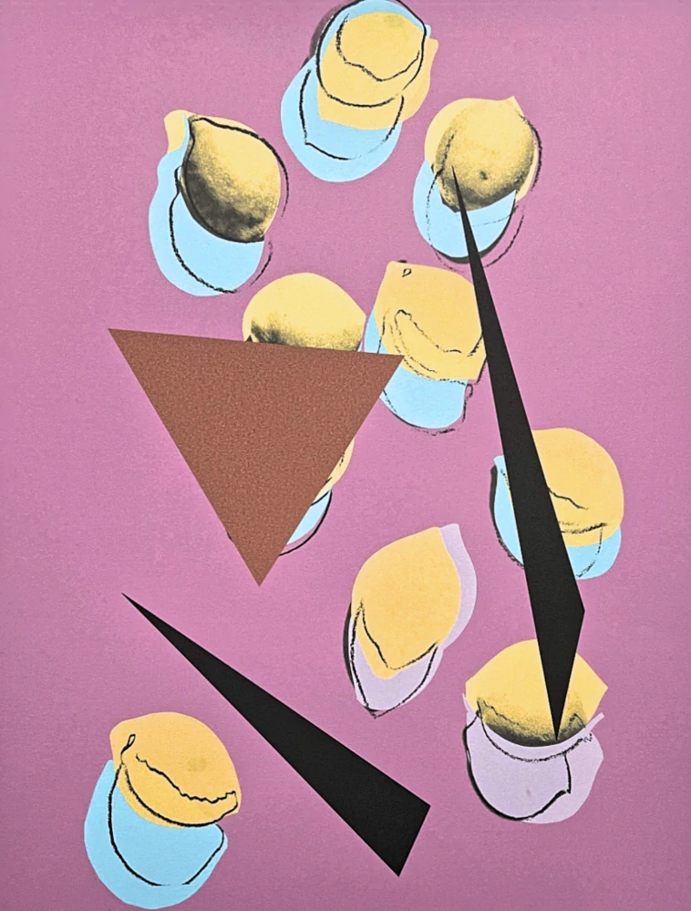 Andy Warhol - Lemons s trojúhelníky 75/100 - edice Leo Castelli s certifikátem