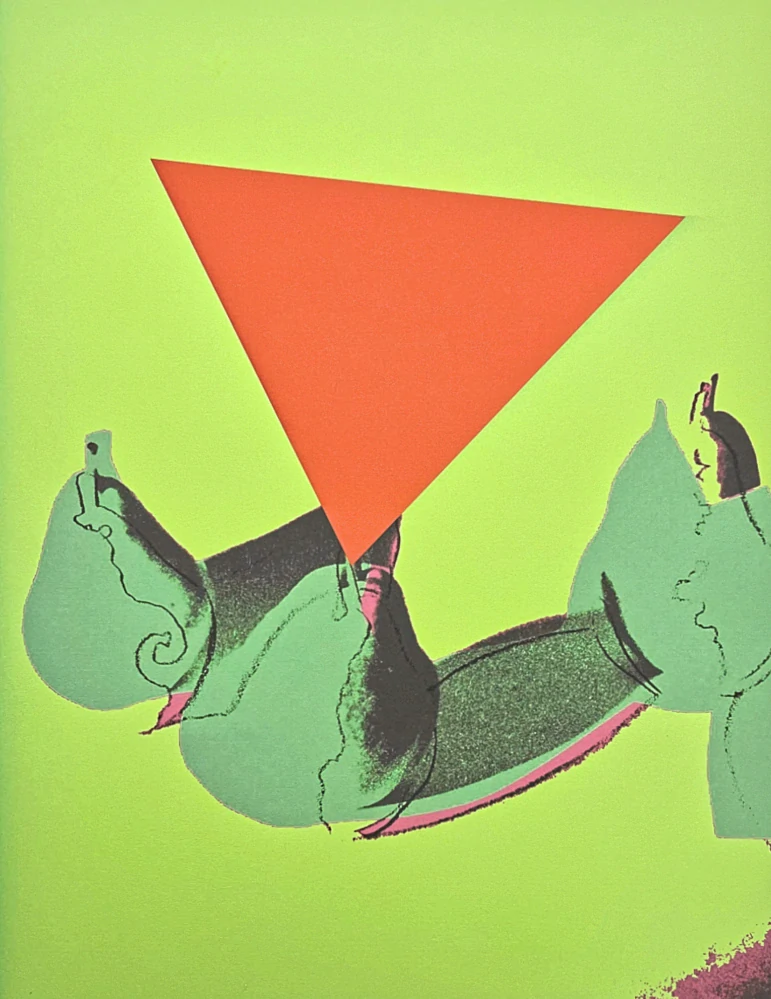 Andy Warhol - Green Pears 29/100 - edice Leo Castelli s certifikátem