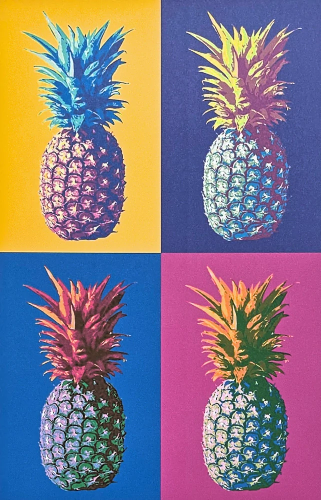 Andy Warhol - Ananas 90/100 - edice Leo Castelli s certifikátem