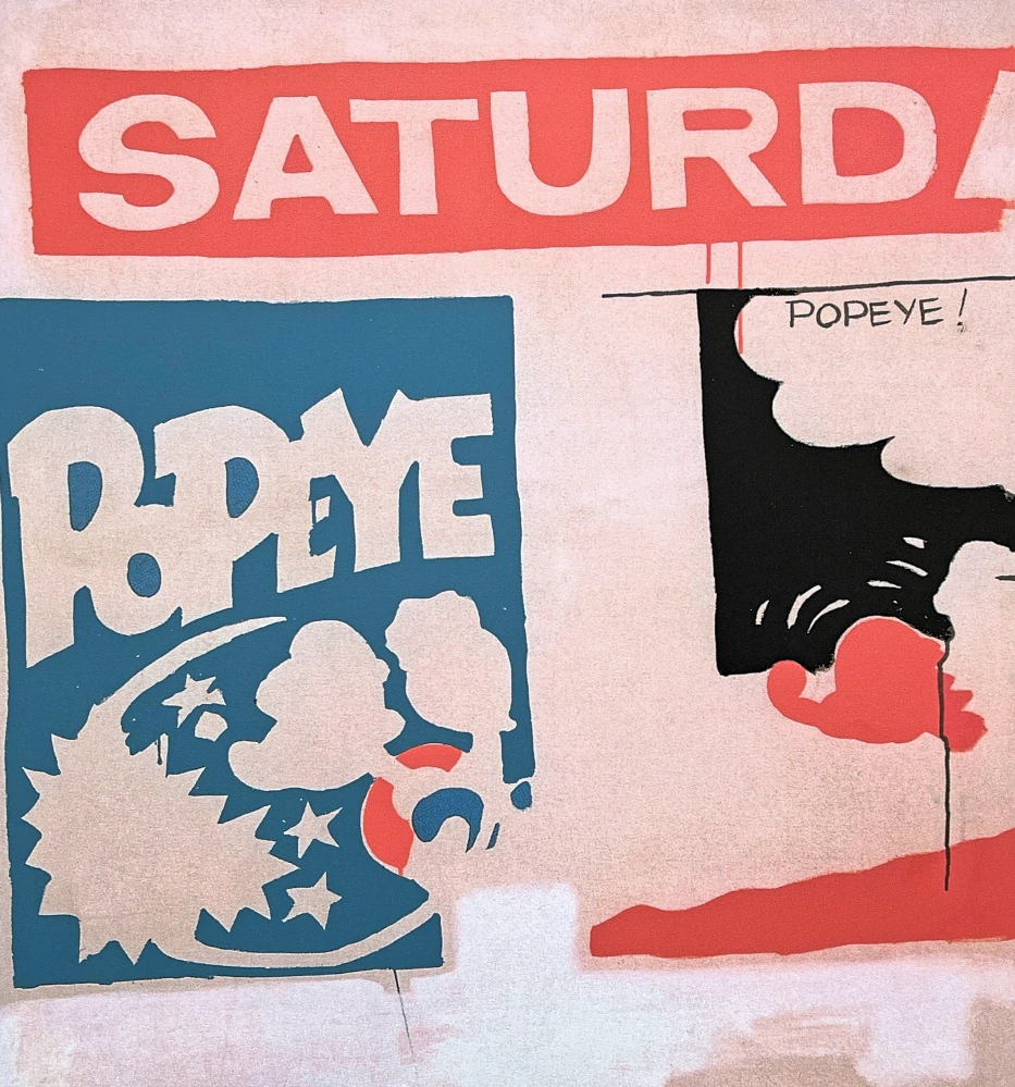 Andy Warhol - Popeye saturday x/100 - edice Leo Castelli s certifikátem