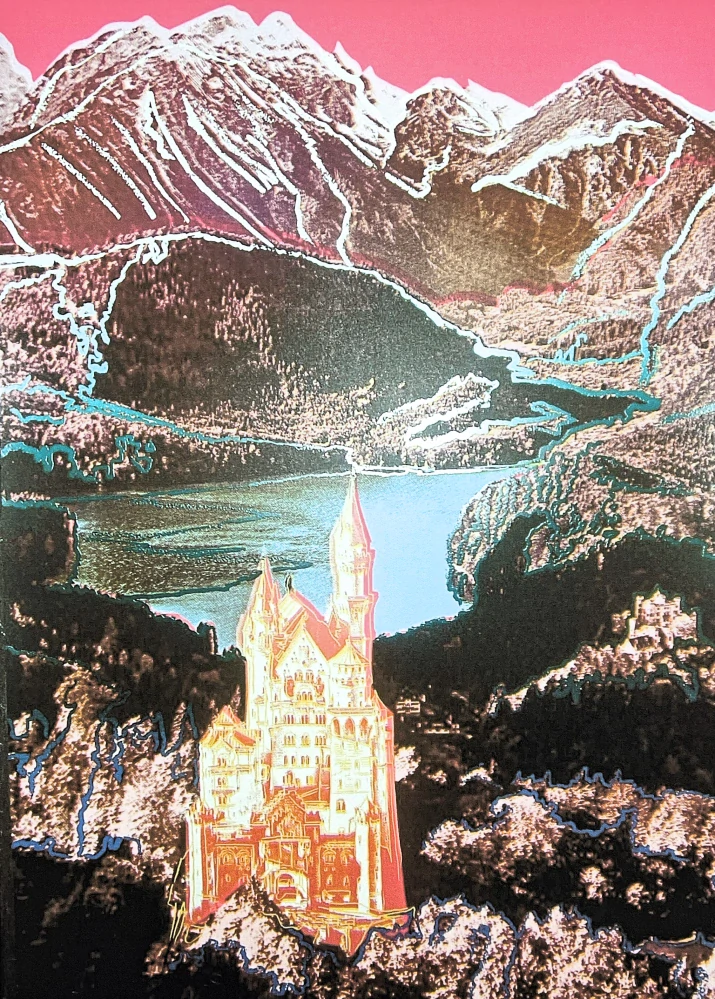 Andy Warhol - Neuschwanstein x/100 - edice Leo Castelli s certifikátem