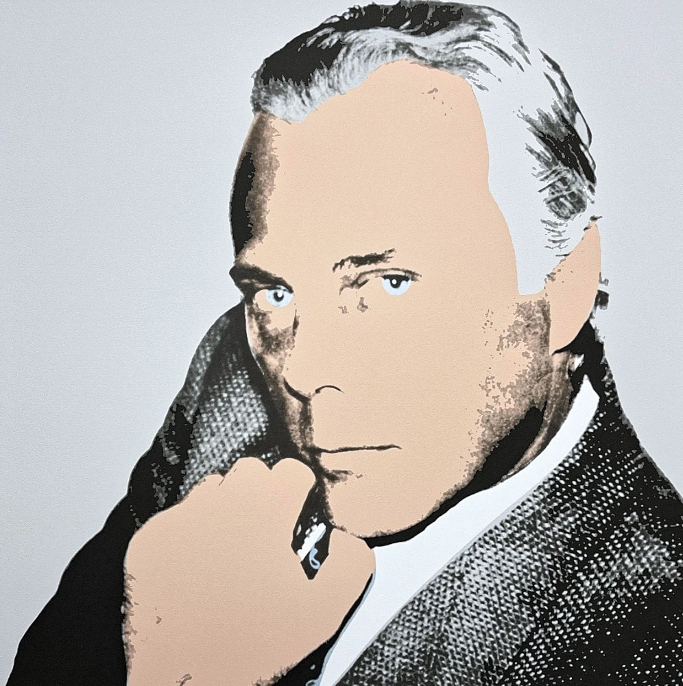 Andy Warhol - Giorgio Armani z boku 40/100 - edice Leo Castelli s certifikátem