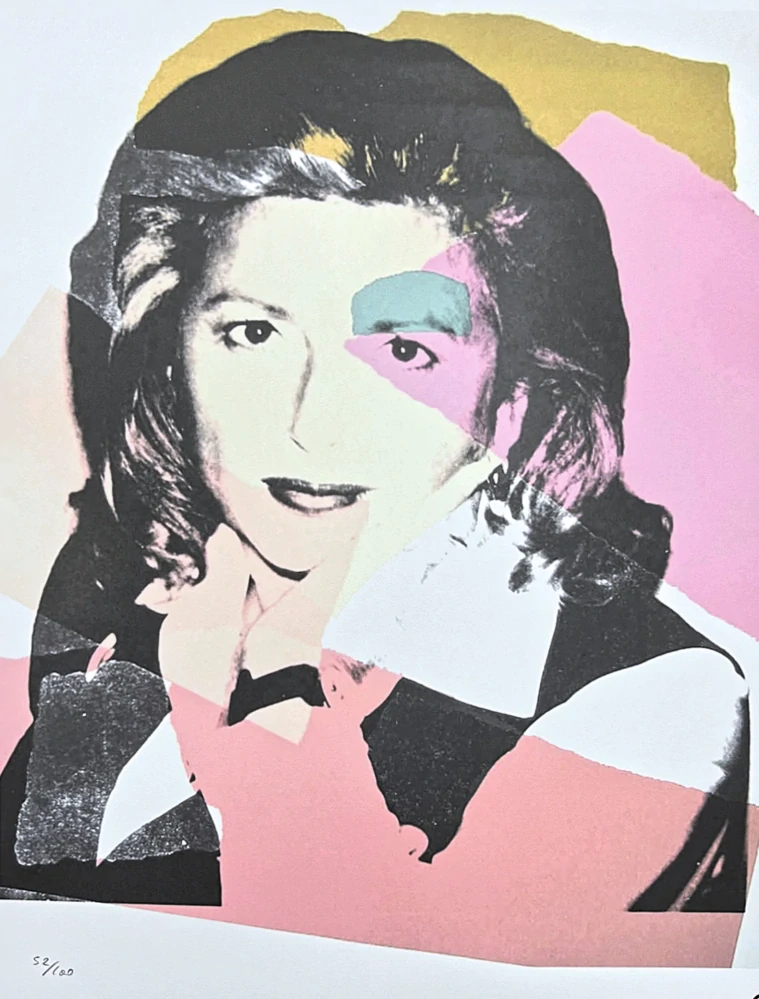 Andy Warhol - Marcia Weisman růžová 52/100 - edice Leo Castelli s certifikátem