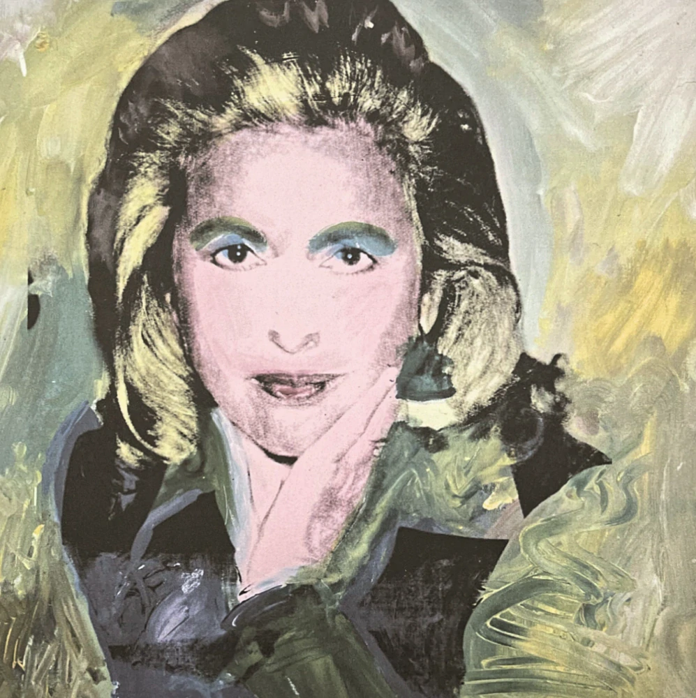 Andy Warhol - Marcia Weisman žlutá 40/100 - edice Leo Castelli s certifikátem