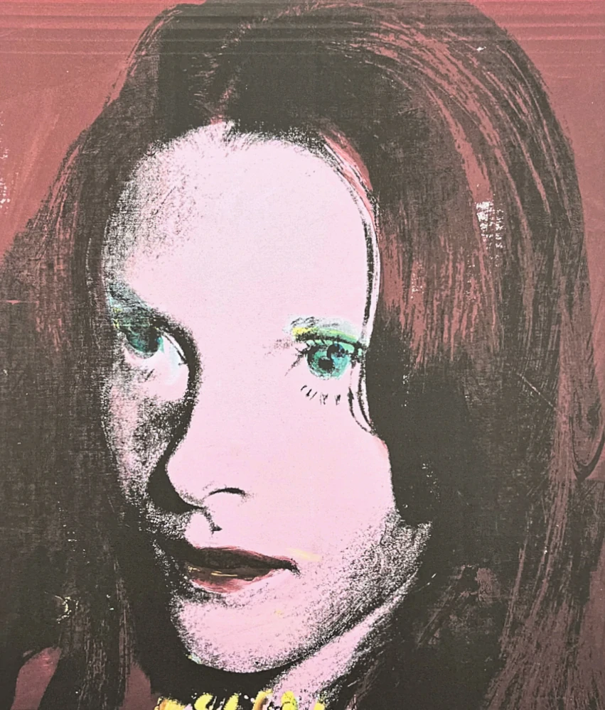 Andy Warhol - Sandra Brant 75/100 - edice Leo Castelli s certifikátem